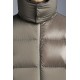 2022 Moncler Pallardy Casual Kort Dunjakke Herrer Puffer Dunfrakke Hætte Zip Up Vinter overtøj Beige