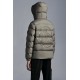 2022 Moncler Pallardy Casual Kort Dunjakke Herrer Puffer Dunfrakke Hætte Zip Up Vinter overtøj Beige