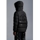 2022 Moncler Pallardy Casual Kort Dunjakke Herrer Puffer Dunfrakke Hætte Zip Up Vinter overtøj Sort