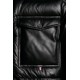 2022 Moncler Promio Leather Jacket Casual Kort Dunjakker Herrer Dunfrakke Vinter overtøj Sort