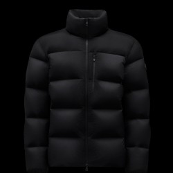 2022 Moncler Quiberville Kort Dunjakke Herrer Vinter Coat Overtøj Sort