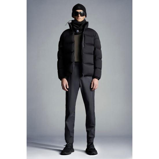 2022 Moncler Quiberville Kort Dunjakke Herrer Vinter Coat Overtøj Sort