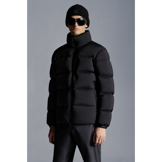 2022 Moncler Quiberville Kort Dunjakke Herrer Vinter Coat Overtøj Sort