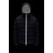 2022 Moncler Vabb Kort Dunjakke Herrer Zip Up Hætte Dunfrakke Natteblå