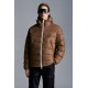 2022 Moncler Vabb Kort Dunjakke Herrer Zip Up Hætte Dunfrakke Steel Lyserød Rustic