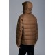 2022 Moncler Vabb Kort Dunjakke Herrer Zip Up Hætte Dunfrakke Steel Lyserød Rustic