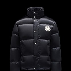 8 MONCLER PALM ANGELS Yountville Kort Dunjakke Herre Dunfrakke Vinter overtøj Sort