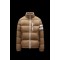 MONCLER Delaume Kort Dunjakke Herre Puffer Dunfrakke Vinter overtøj Camel Beige