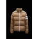 MONCLER Delaume Kort Dunjakke Herre Puffer Dunfrakke Vinter overtøj Camel Beige