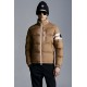 MONCLER Delaume Kort Dunjakke Herre Puffer Dunfrakke Vinter overtøj Camel Beige