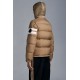 MONCLER Delaume Kort Dunjakke Herre Puffer Dunfrakke Vinter overtøj Camel Beige