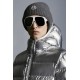 MONCLER Freville Dunjakke Herrer Hætte Puffer Dunfrakke Vinter overtøj Reversible Off hvid Silver