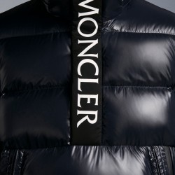 MONCLER Maury Dunjakke Herrer Hætte Puffer Dunfrakke Vinter overtøj Natteblå2