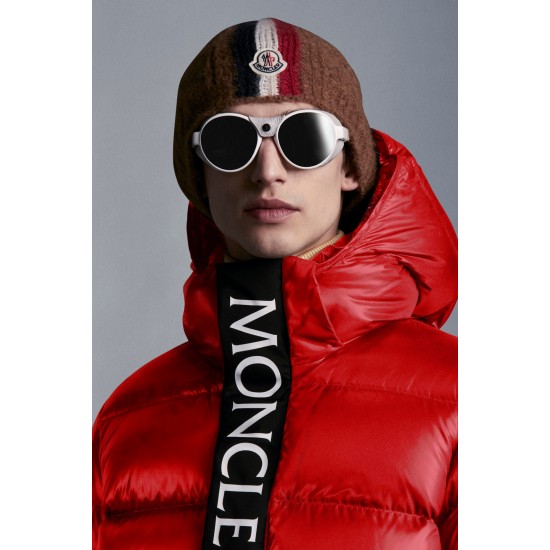 MONCLER Maury Dunjakke Herrer Hætte Puffer Dunfrakke Vinter overtøj Ruby Rød