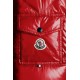 MONCLER Maury Dunjakke Herrer Hætte Puffer Dunfrakke Vinter overtøj Ruby Rød