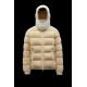 MONCLER Michon Dunjakke Herrer Hætte Puffer Dunfrakke Vinter overtøj Sand Beige