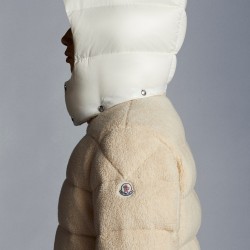 MONCLER Michon Dunjakke Herrer Hætte Puffer Dunfrakke Vinter overtøj Sand Beige