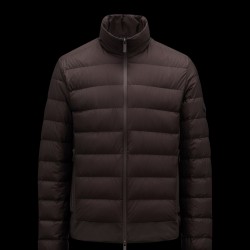 MONCLER Moguy Kort Dunjakke Herre Vinter Dunfrakke Overtøj Dark Lilla