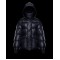 Moncler GRENOBLE Herrer Puffers Hætte Dunjakker Navy Blå