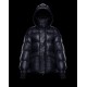 Moncler GRENOBLE Herrer Puffers Hætte Dunjakker Navy Blå