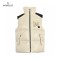 23FW Moncler Gilets Beige Sort Ærmeløs Dunvest Frakke 