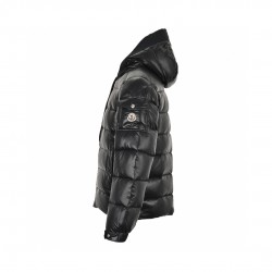 23FW Moncler Pavin Hood Sort Lange ærmer Dunjakke 