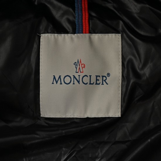 23FW Moncler Pavin Hood Sort Lange ærmer Dunjakke