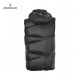 23FW Moncler Tago Sort Ærmeløs Hooded Dunvest Frakke