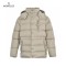 Moncler Bauges Detachable Lange ærmer Short Dunjakke Beige Frakke 