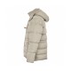 Moncler Bauges Detachable Lange ærmer Short Dunjakke Beige Frakke