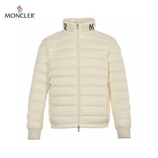 Moncler Lange ærmer Short Dunjakke OG Frakke Beige