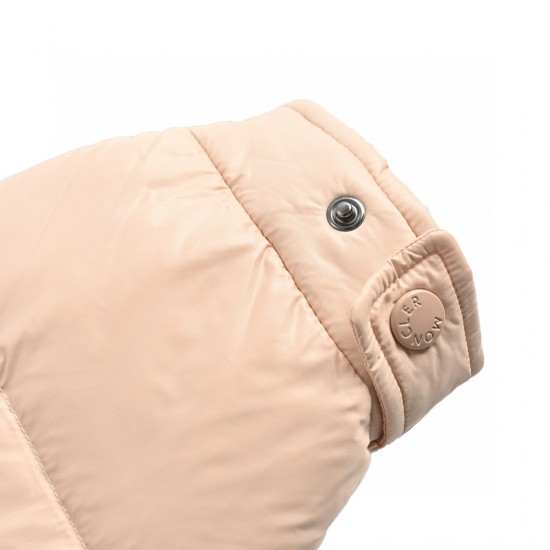 Moncler Maire Hooded Quilted Shell Lyserød Lange ærmer Dunjakke