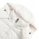 Moncler Maire Hooded Quilted Shell Hvid Lange ærmer Dunjakke