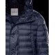 Moncler Benjamin Parka Matt Hætte Dunjakke Herrer Vinter Dunfrakke Dark Blå