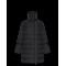 Moncler Dunjakke Lobelia Bell-Sleeve Dunfrakker Dame lang Dunfrakke Vinter overtøj Sort  