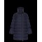 Moncler Dunjakke Lobelia Bell-Sleeve Dunfrakker Dame lang Dunfrakke Vinter overtøj Blå 