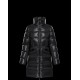 Moncler Down Puffer Jacket Dame lang Dunfrakke Outwear Sort