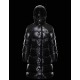 Moncler FragHerret Hætte Down Puffer Jacket Herrer lang Down Parka Coat Vinter overtøj Sort