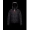 Moncler Rook Hætte Padded Dunjakke til mænd Sort