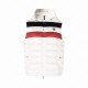 Moncler Timothy Hætte Padded Gilet Down Puffer Vest til mænd hvid