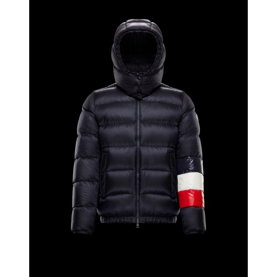 Moncler Willm Quilted Hætte  Dunjakke Herrer Vinter Dunfrakke Navy Blå