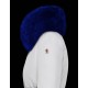 Moncler Dunjakke Dame Dunfrakke Vintertøj With Fur Collar Hat Grennoble hvid