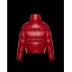 Moncler Down Puffer Jacket Dame Dunfrakke Kort Vintertøj Rimac Rød