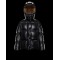 Moncler Hætte Down Puffer Jacket Dame Dunfrakke Kort Vintertøj Sort 