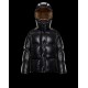 Moncler Hætte Down Puffer Jacket Dame Dunfrakke Kort Vintertøj Sort