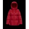 Moncler Hætte Down Puffer Jacket Dame Kort Dunfrakke Vintertøj Rød 