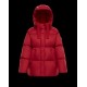 Moncler Hætte Down Puffer Jacket Dame Kort Dunfrakke Vintertøj Rød