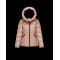 Moncler Hætte Down Puffer Jacket Damer Dunfrakke Vinter overtøj Seritte Lyserød 